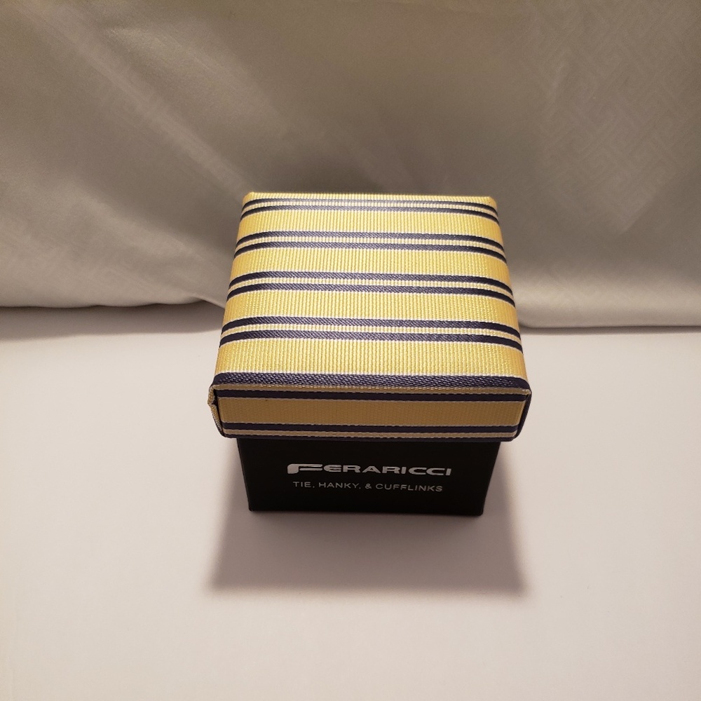 FERARICCI TIE, HANKY & CUFFLINKS BOX Set